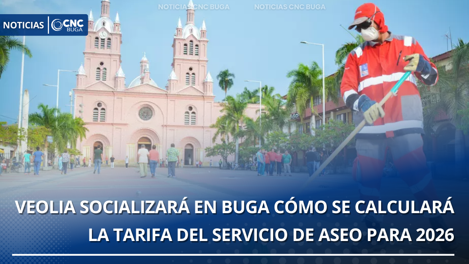 Veolia socializará en Buga cómo se calculará la tarifa del servicio de aseo para 2026