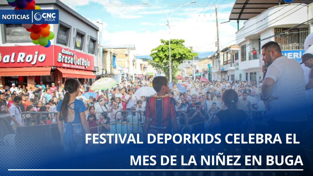 Festival DeporKids celebra el mes de la niñez en Buga