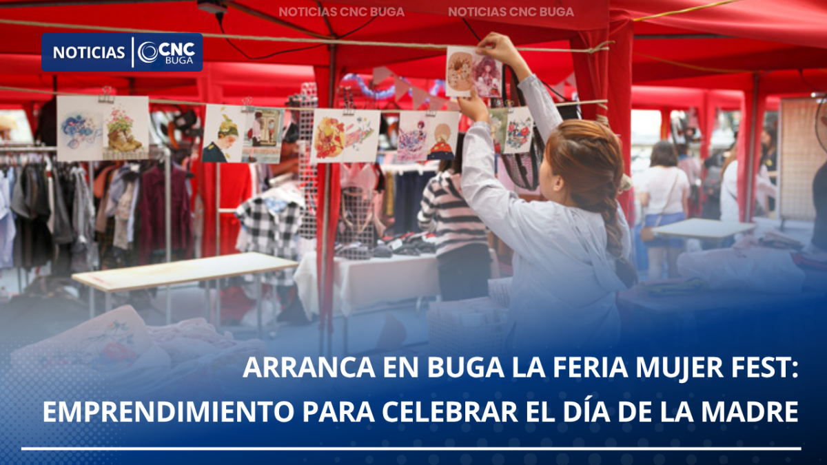 Arranca en Buga la feria Mujer Fest: artesanías, belleza y gastronomía para celebrar el Día de la Madre
